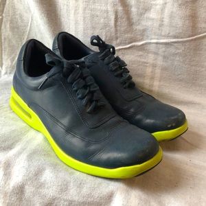 $325 Nike Air Cole Haan blue leather shoes mens size 9